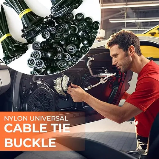 Heavy-Duty Nylon Universal Cable Tie Buckles