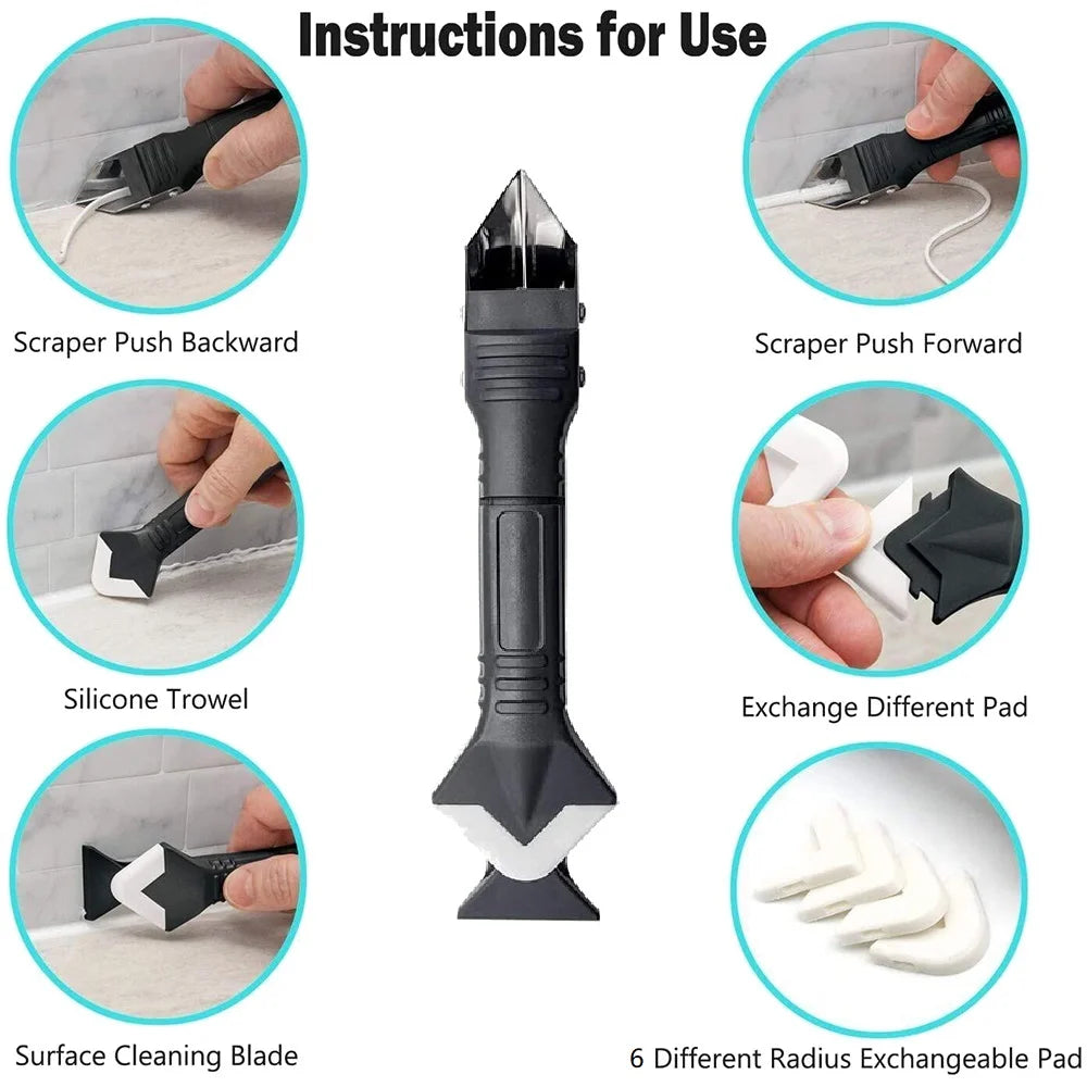 11 Pcs Silicone Caulking Tools