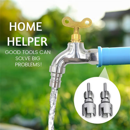 PVC Pipe Threading Tool Kit – Dual Inner/Outer Thread Cutter, NPT Tap Set for PVC Pipes