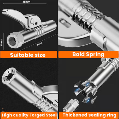 High Pressure Quick Release Grease Coupler