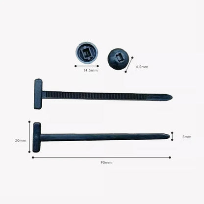 Heavy-Duty Nylon Universal Cable Tie Buckles