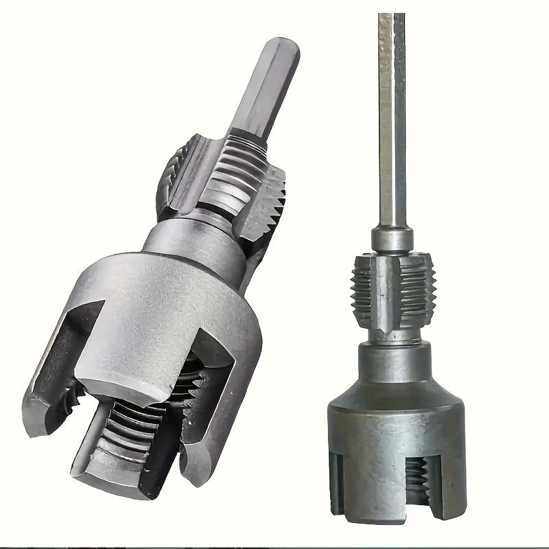 PVC Pipe Threading Tool Kit – Dual Inner/Outer Thread Cutter, NPT Tap Set for PVC Pipes