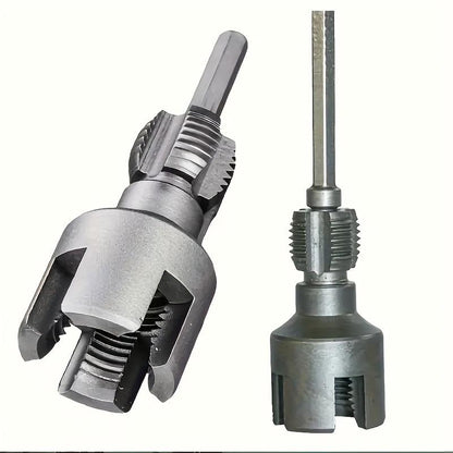 PVC Pipe Threading Tool Kit – Dual Inner/Outer Thread Cutter, NPT Tap Set for PVC Pipes