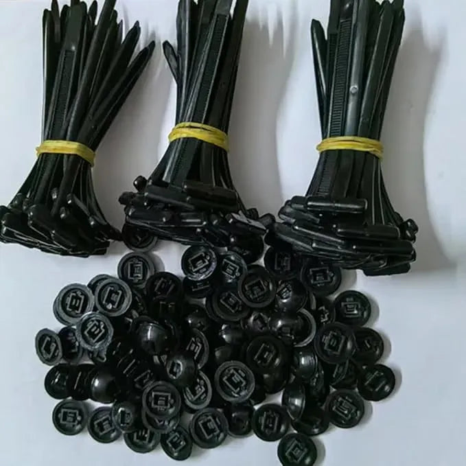 Heavy-Duty Nylon Universal Cable Tie Buckles