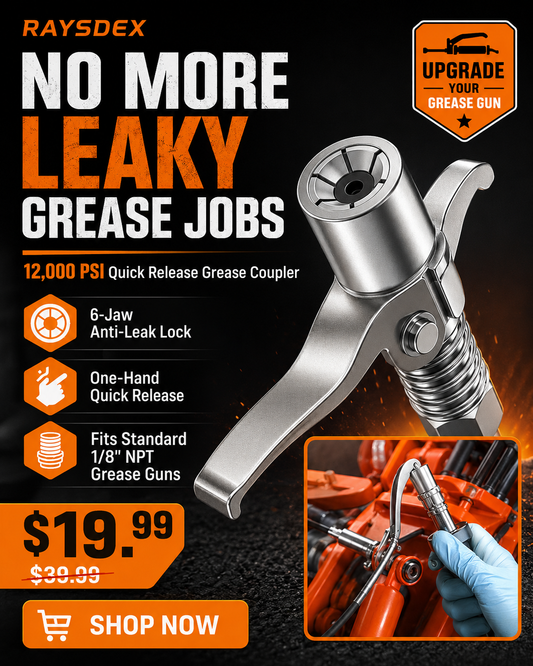 High Pressure Quick Release Grease Coupler