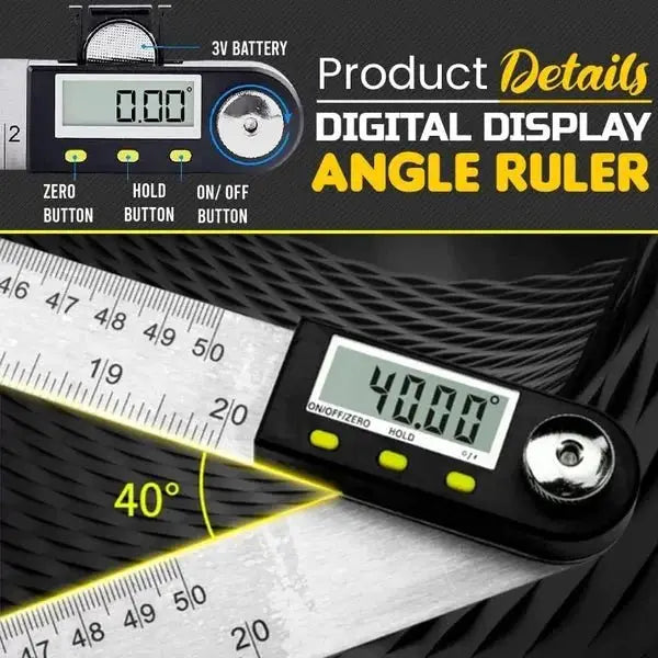 Raydexlights Multimeter Digital Display Angle Ruler – RAYSDEX.NET