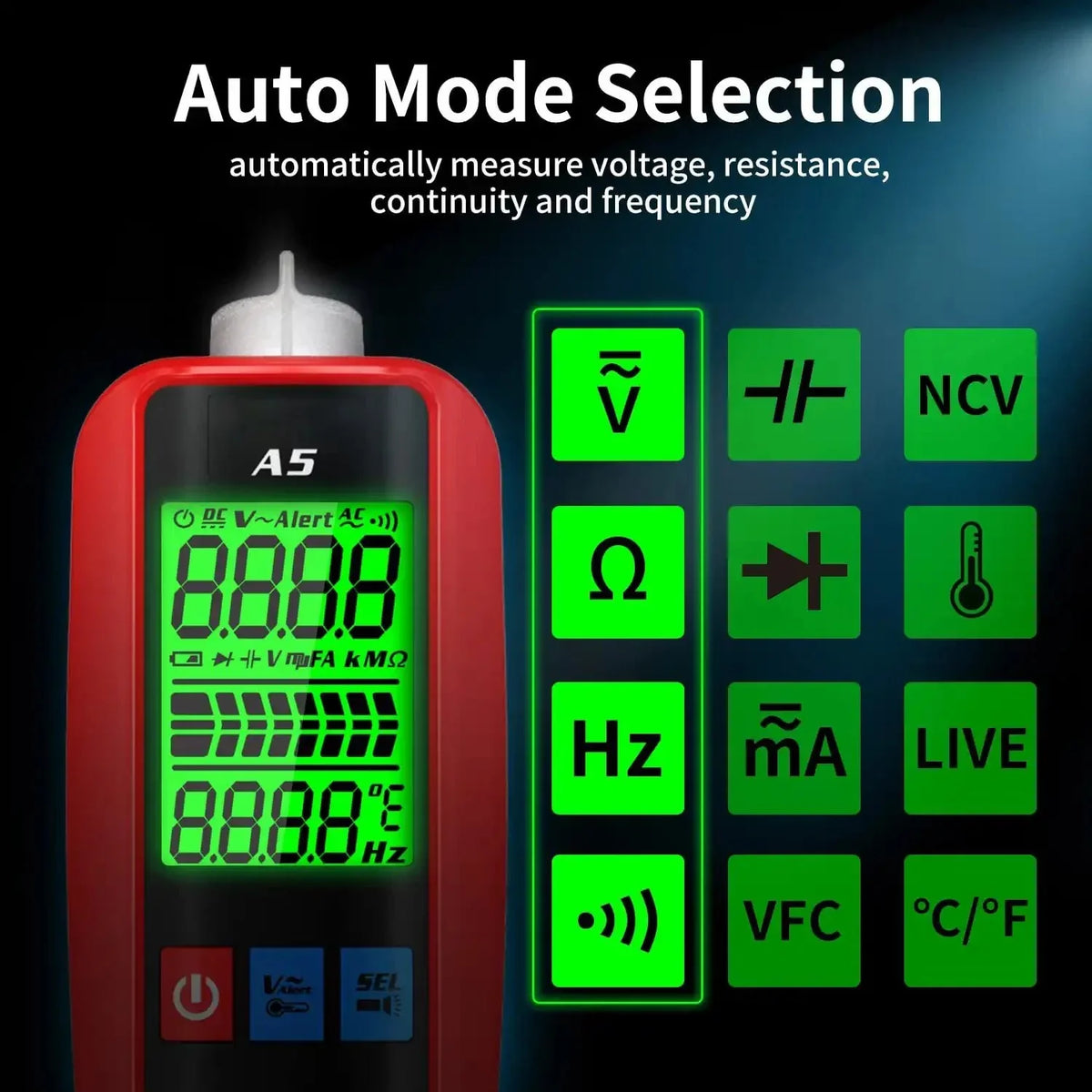 Raydexlights Multimeter Electricial Amp Meter – RAYSDEX.NET