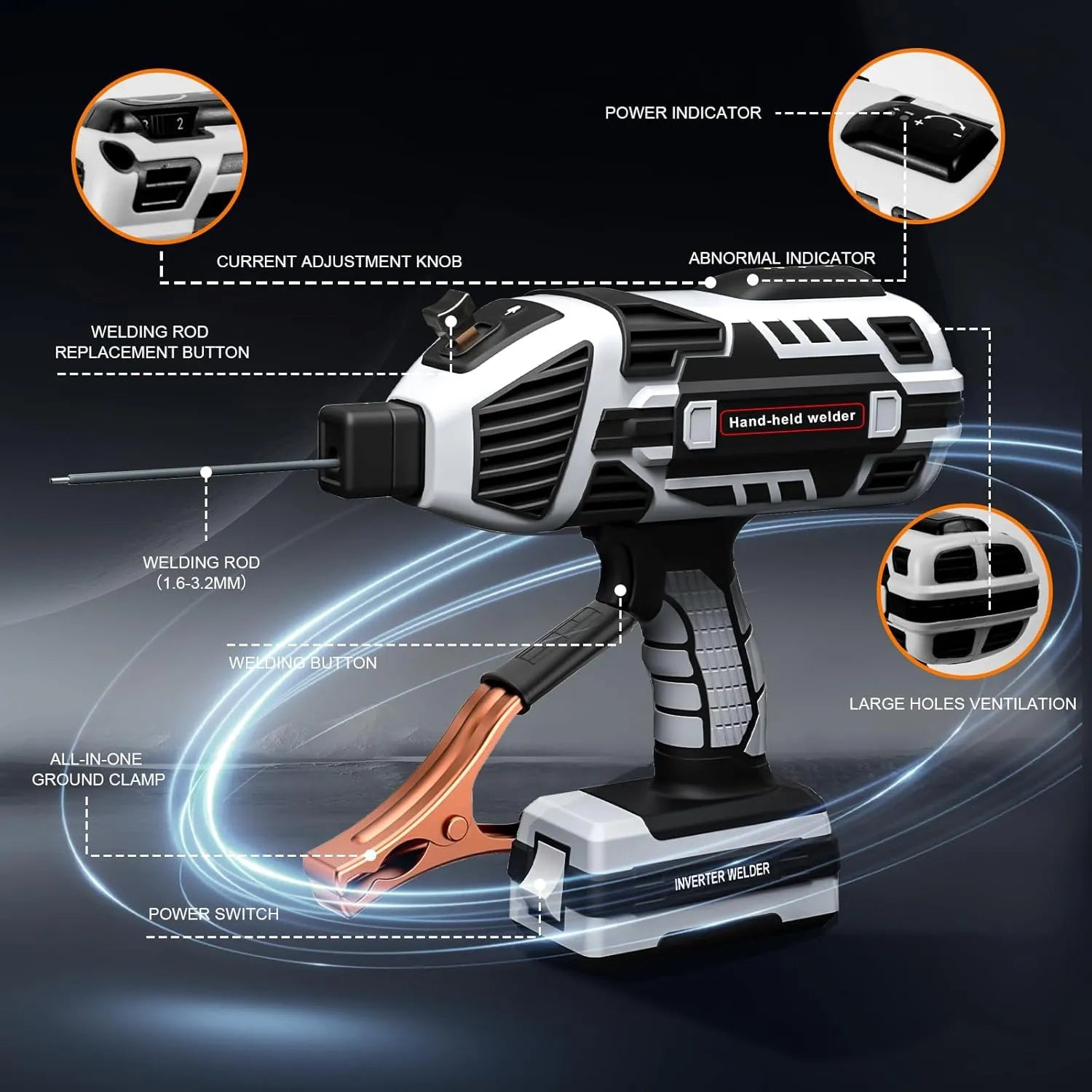 Button Welder Portable Handheld ARC Welder – RAYSDEX.NET