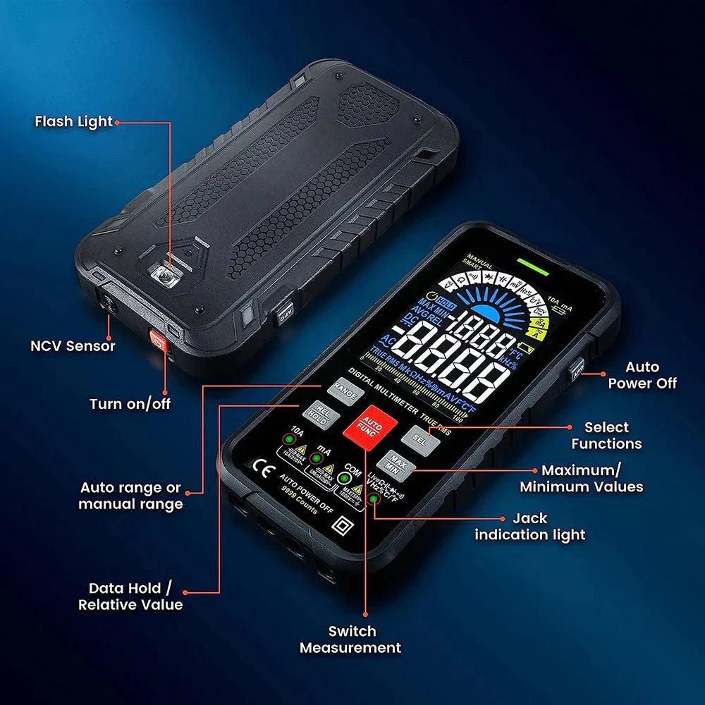 RD116 Smart Digital Multimeter - Raydexlights