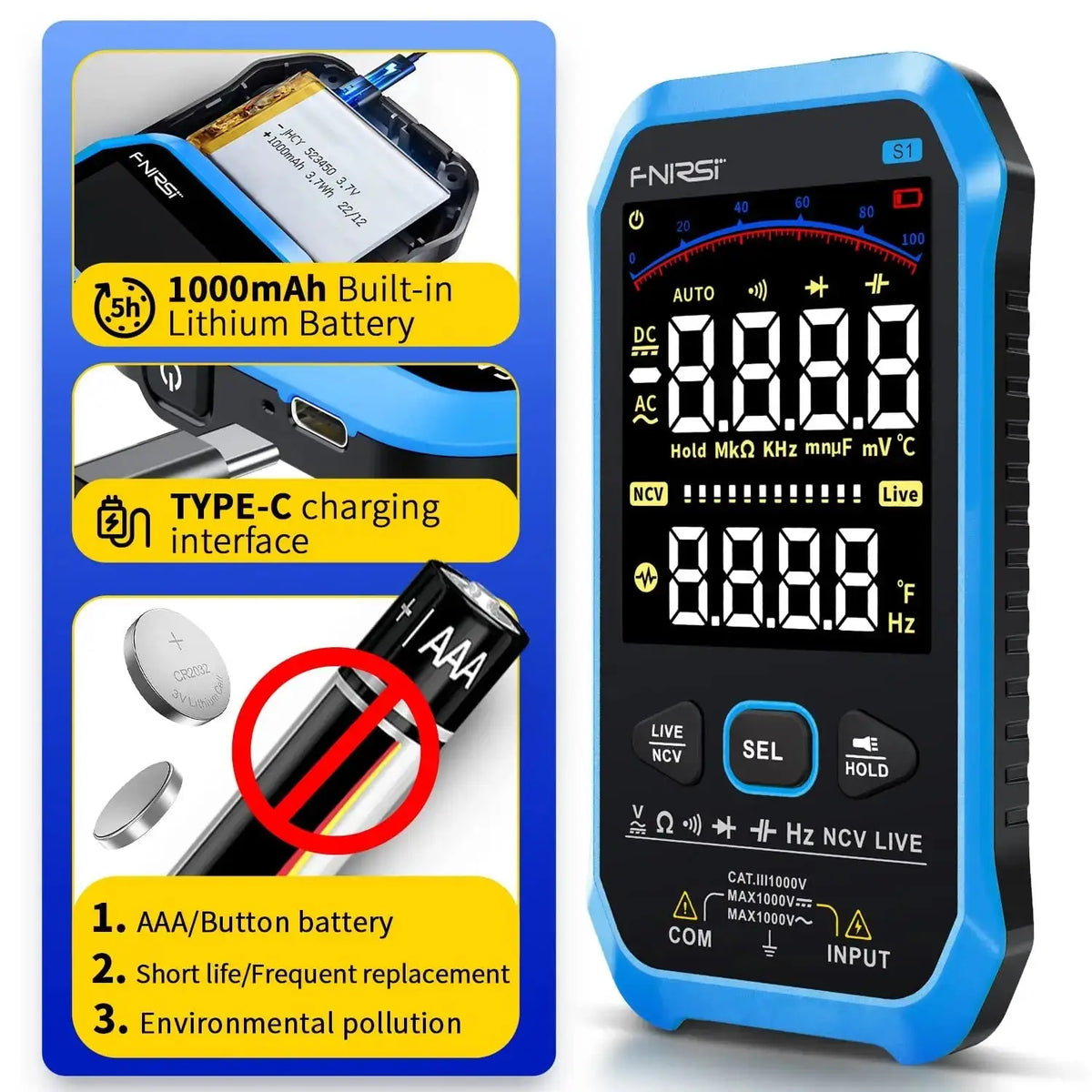 Raydexlights Multimeter S1 Smart Multimeter – RAYSDEX.NET